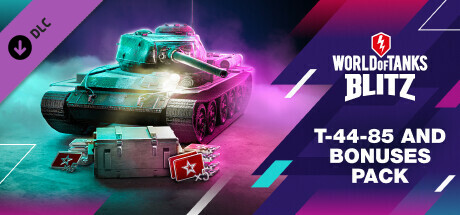 Купить ключ дешево World of Tanks Blitz. T-44-85 & Bonuses Pack