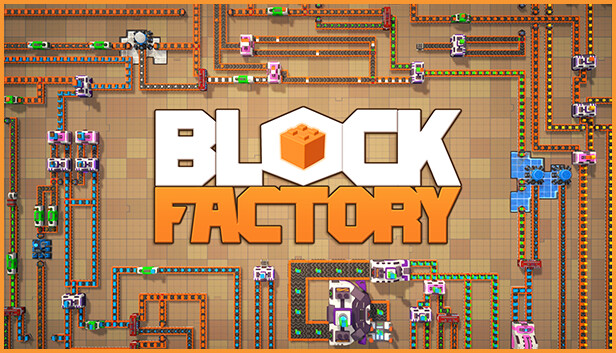 Imagen de la cápsula de "Block Factory" que utilizó RoboStreamer para las transmisiones en Steam