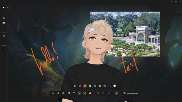 Скриншот из Hyper Online: VTuber Avatar Studio