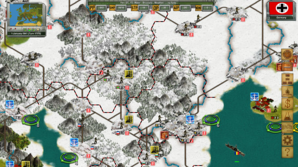 скриншот Strategic War in Europe 1