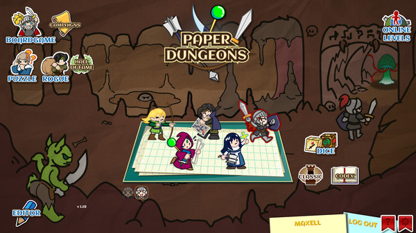 скриншот Paper Dungeons 0