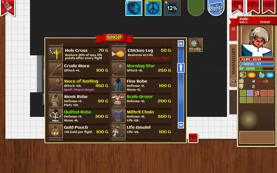 скриншот Paper Dungeons 3