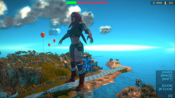 Скриншот из Save Giant Girl from monsters 2