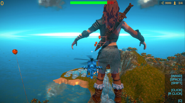 Скриншот из Save Giant Girl from monsters 2
