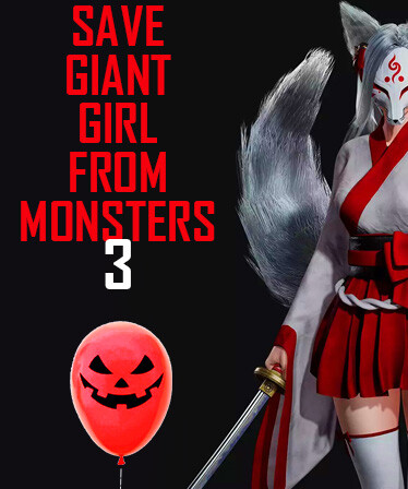 Save Giant Girl from monsters 3