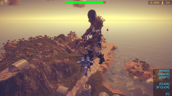 Скриншот из Save Giant Girl from monsters 4