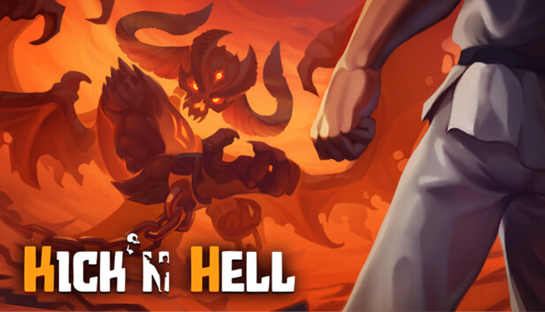 Imagen de la cápsula de "Kick'n Hell" que utilizó RoboStreamer para las transmisiones en Steam