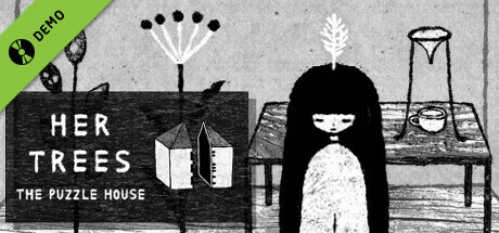 Steam header art for HER TREES : THE PUZZLE HOUSE Demo