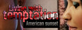 Living with temptation: American sunset logo