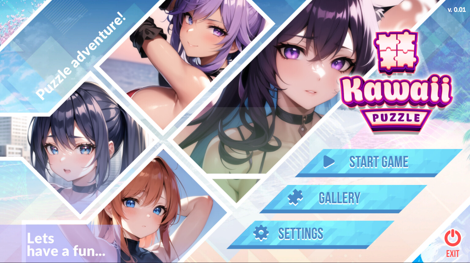 Kawaii Puzzle: Girl Adventure 🌸💖 screenshot 1