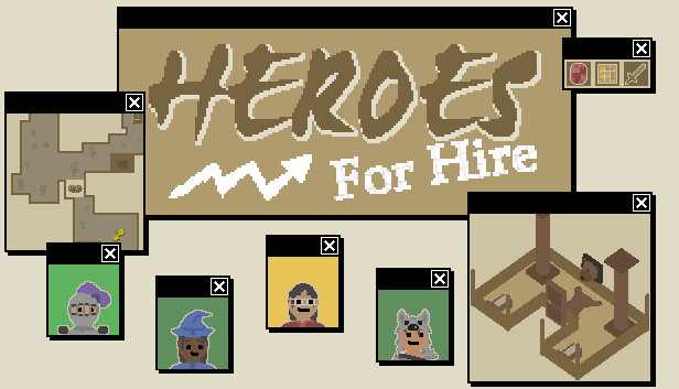 Capsule image of "Heroes For Hire" which used RoboStreamer for Steam Broadcasting