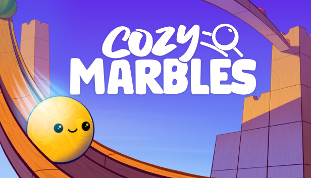 Imagen de la cápsula de "Cozy Marbles" que utilizó RoboStreamer para las transmisiones en Steam