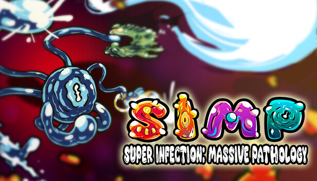 Imagen de la cápsula de "SIMP: Super Infection Massive Pathology" que utilizó RoboStreamer para las transmisiones en Steam