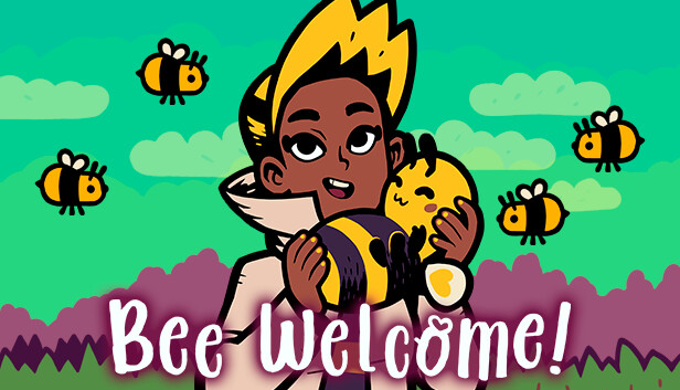 Imagen de la cápsula de "Bee Welcome!" que utilizó RoboStreamer para las transmisiones en Steam