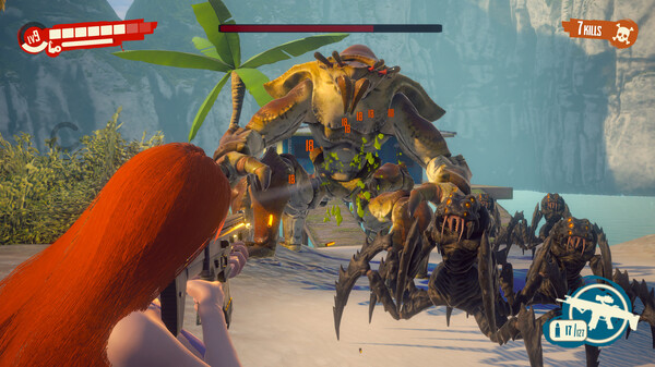 Anime Girls: Sun of a Beach game for Linux 1