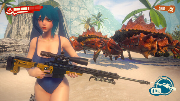 Скриншот из Anime Girls: Sun of a Beach