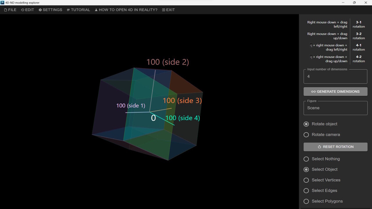 4D-ND Modelling Explorer screenshot 1