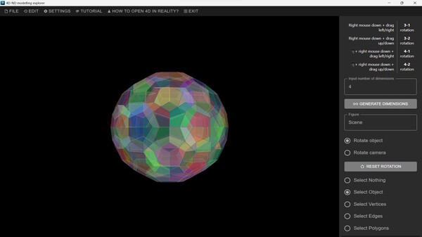 Скриншот из 4D-ND Modelling Explorer
