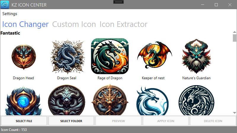 Kz Icon Center screenshot 1