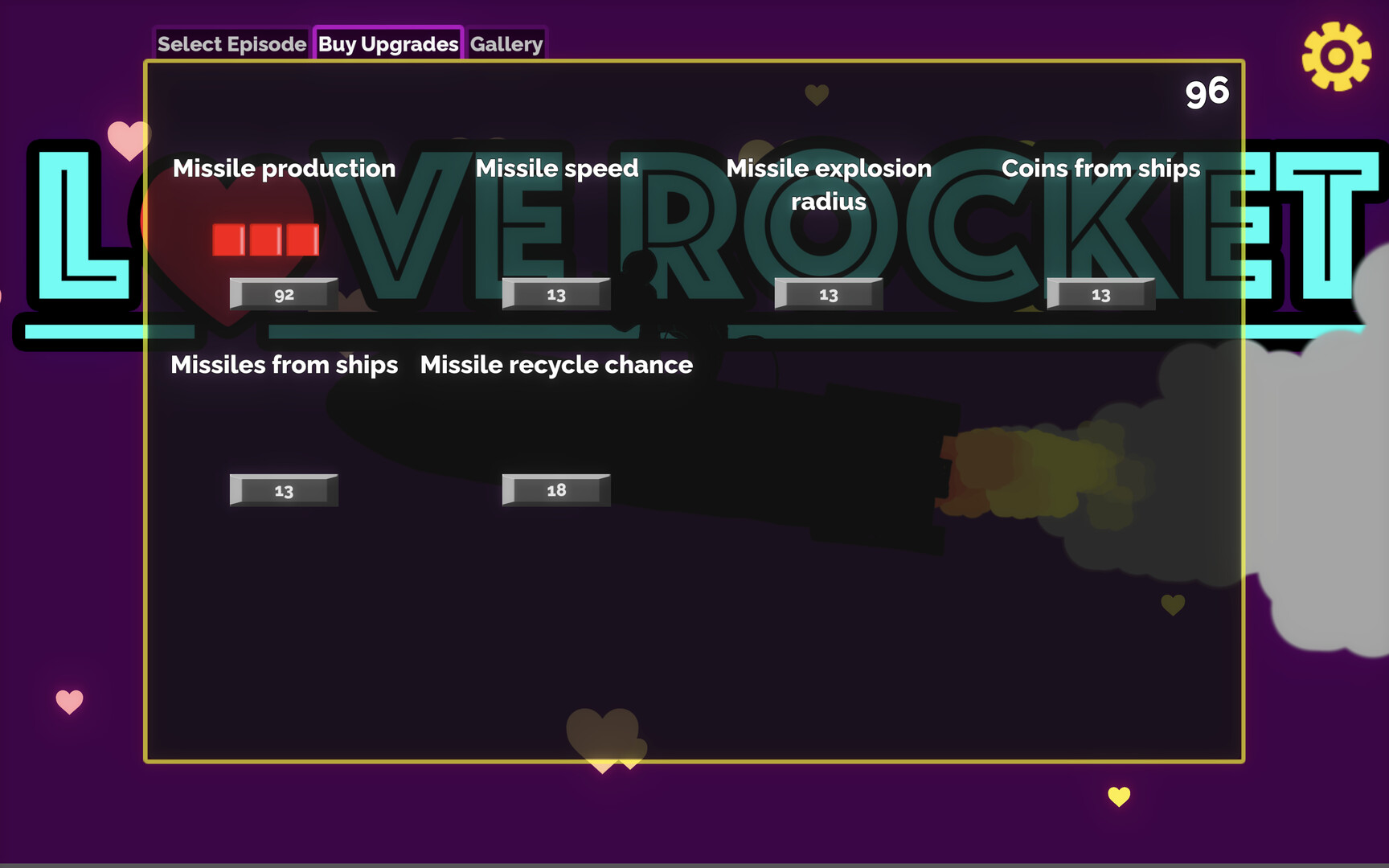 Love Rocket screenshot 1