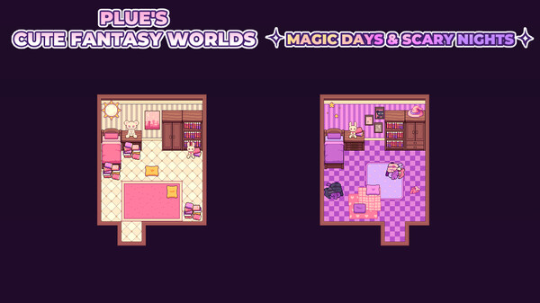 RPG Maker MV - Plue's Cute Fantasy Worlds - Magic Days & Scary Nights