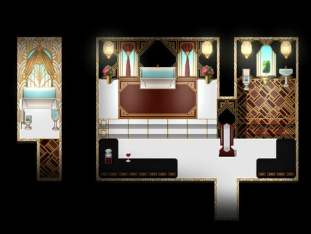 RPG Maker MZ - KR Art Deco Interiors Tileset