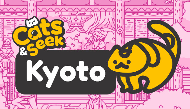 Imagen de la cápsula de "Cats and Seek : Kyoto" que utilizó RoboStreamer para las transmisiones en Steam