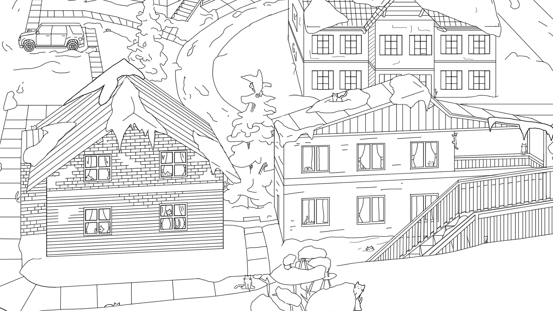 Hidden Winter Cats - Bonus Level #5