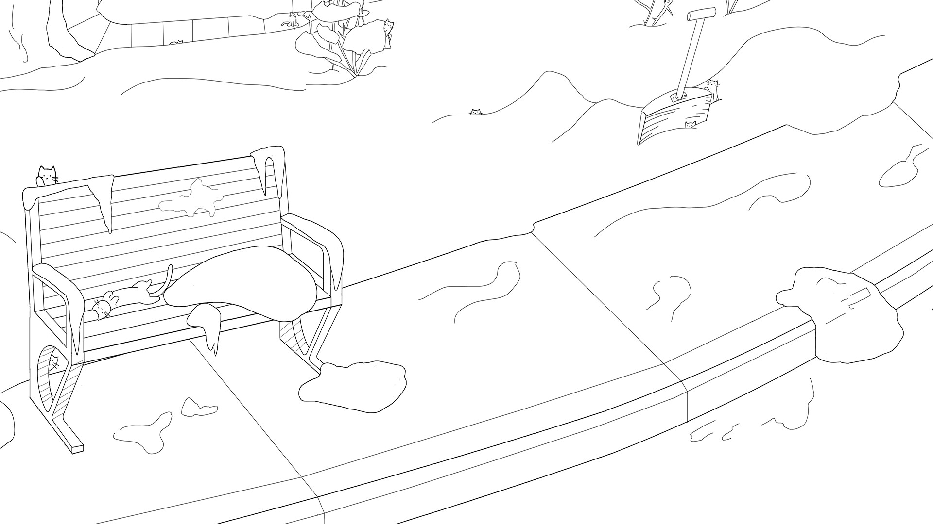 Hidden Winter Cats - Bonus Level #3