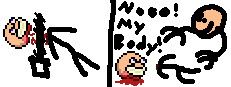 NOOO! MY BODY!