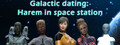 Galactic dating: Harem in space station logo