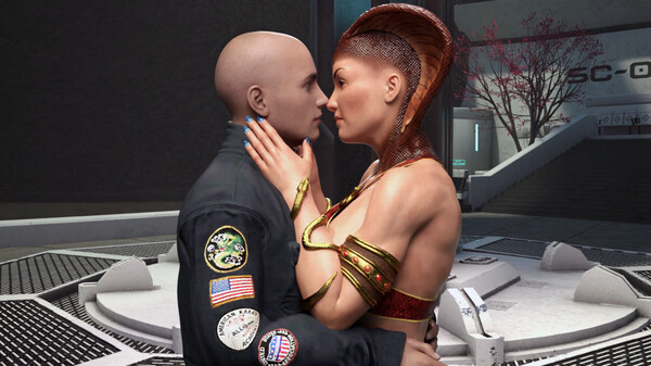 Скриншот из Galactic dating: Harem in space station