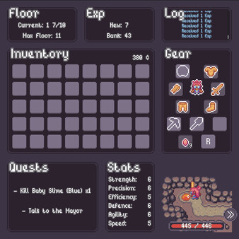 Reborn: An Idle Roguelike RPG game for windows Pc 1