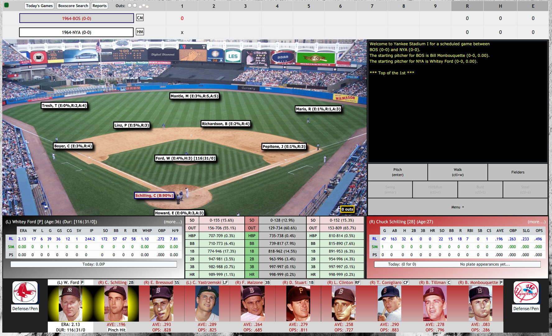 Digital Diamond Baseball V12 screenshot 1