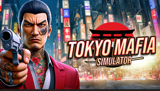 Imagen de la cápsula de "Tokyo Mafia Simulator" que utilizó RoboStreamer para las transmisiones en Steam