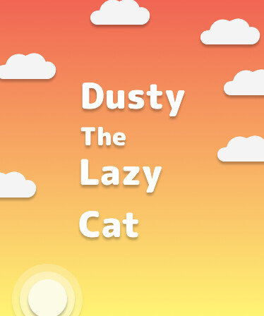 Dusty The Lazy Cat