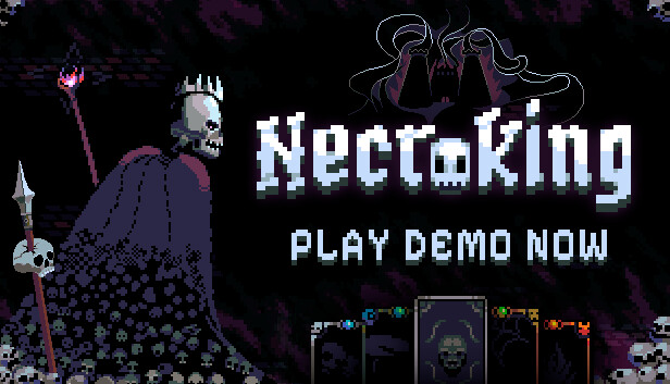 Imagen de la cápsula de "Necroking" que utilizó RoboStreamer para las transmisiones en Steam
