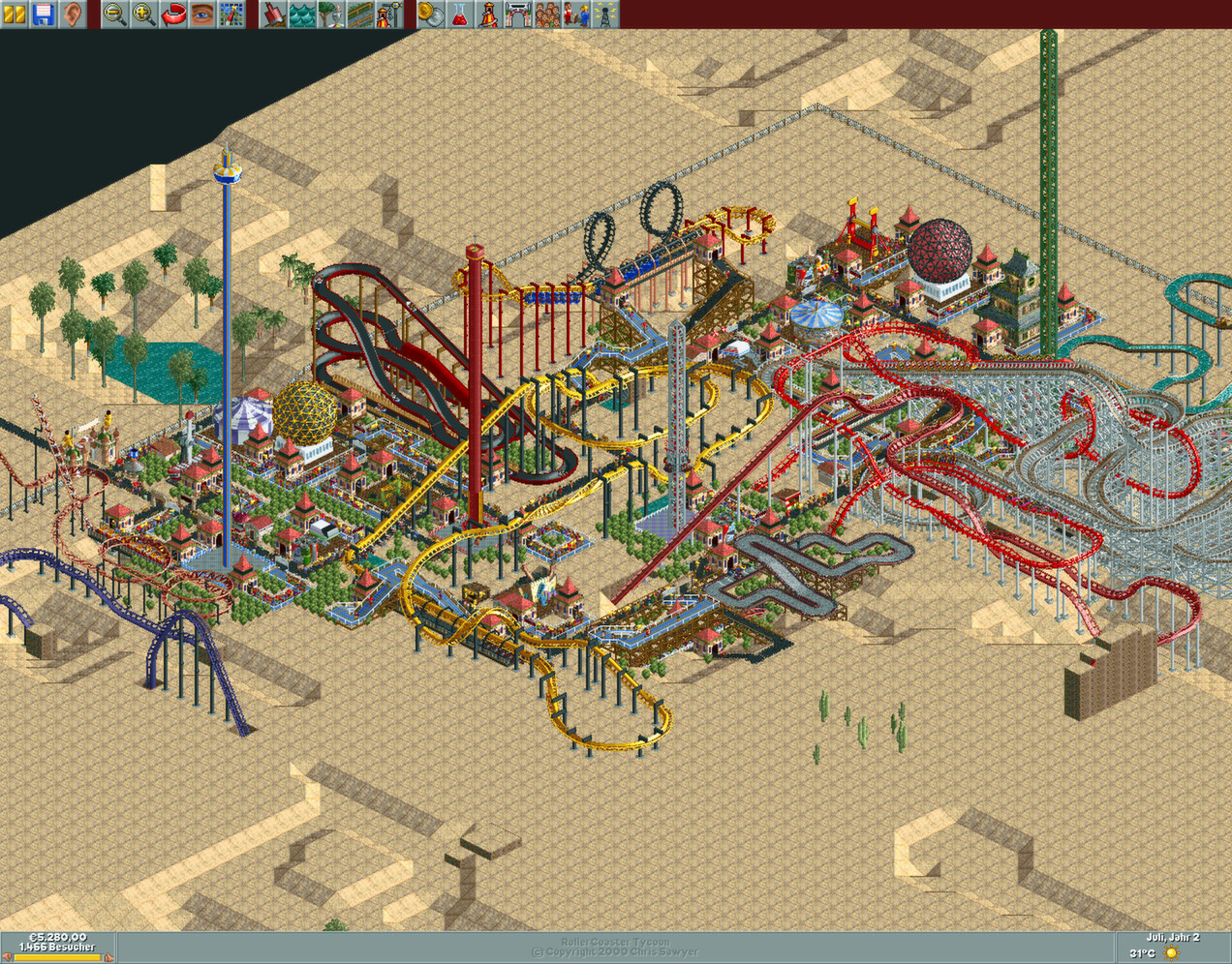 Roller Coaster Tycoon 3 Pirate Web - fasrtex