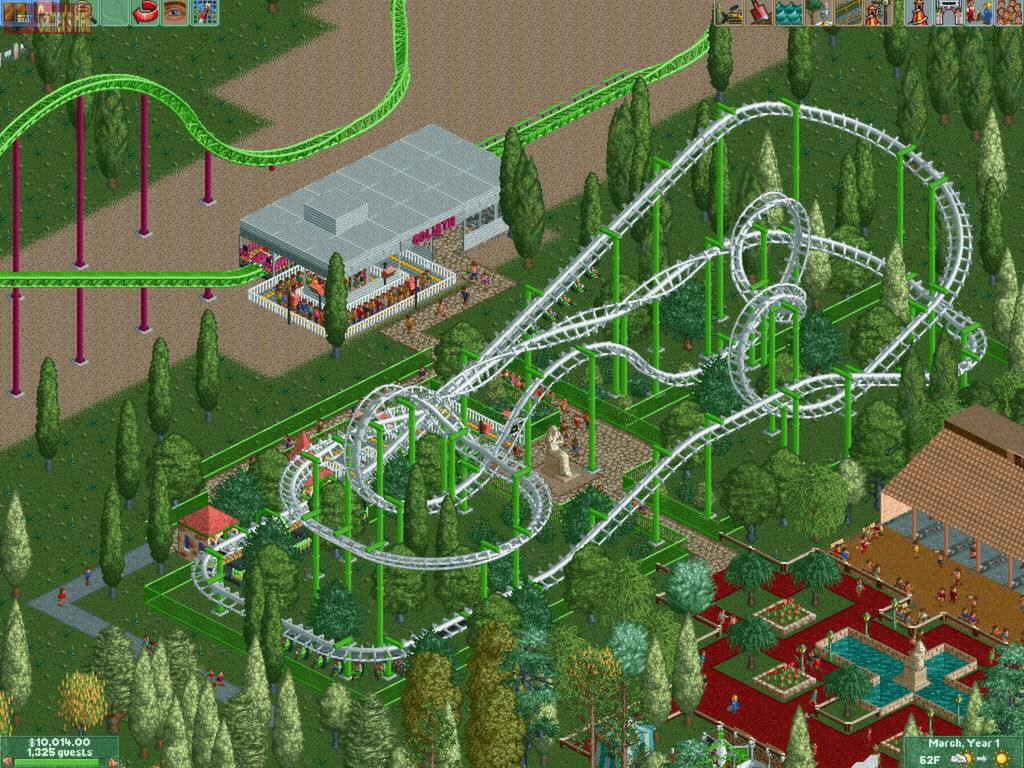 Rollercoaster Tycoon 2 Triple Thrill Pack On Steam - como jogar de 2 no theme park tycoon roblox