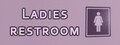 Ladies Restroom logo