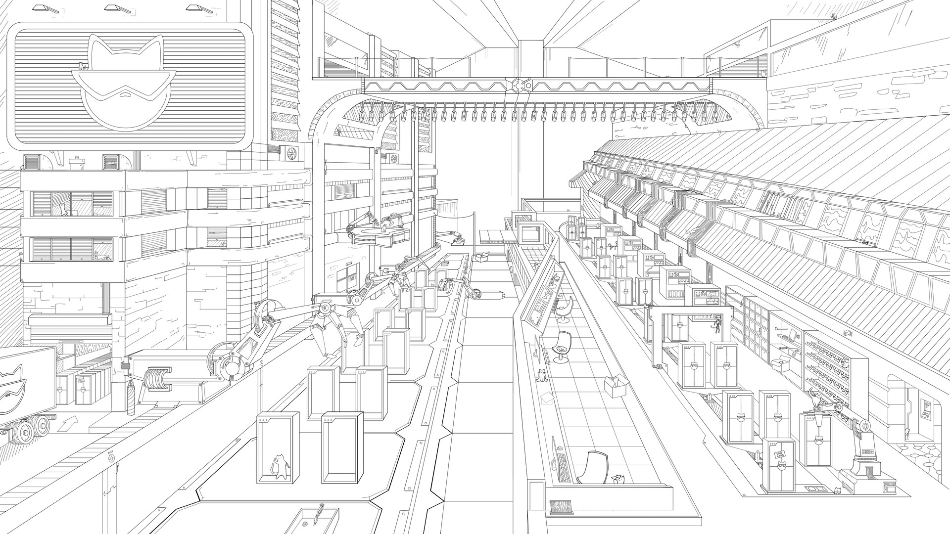 Hidden Robo Cats - Artbook #6