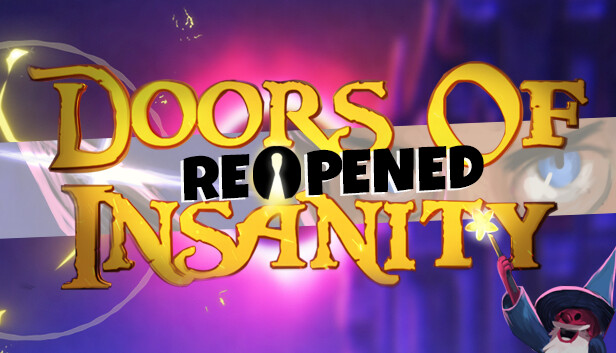 Imagen de la cápsula de "Doors of Insanity: ReOpened" que utilizó RoboStreamer para las transmisiones en Steam