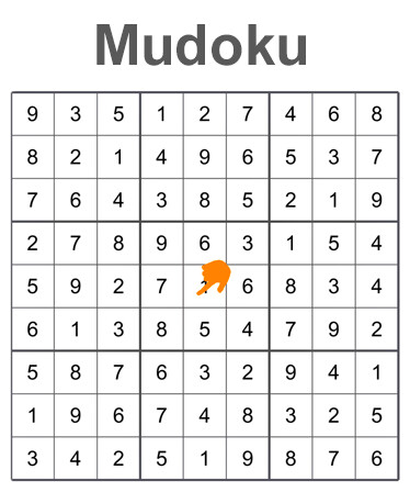 Mudoku - next Sudoku