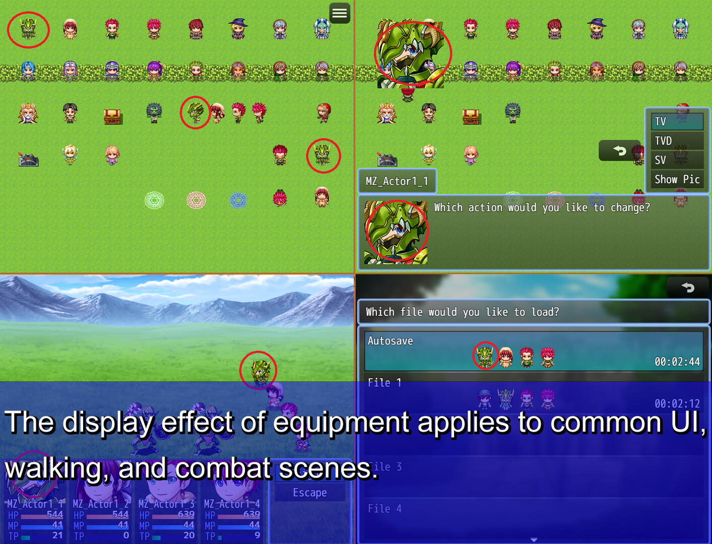 RPG Maker MZ - Character Generator Expansion Plugin screenshot screenshot 4