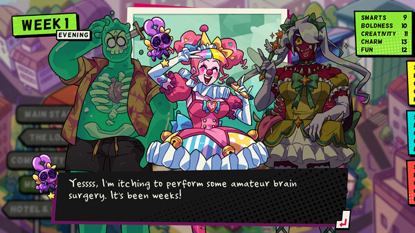 Screenshot of Monster Prom 4: Monster Con