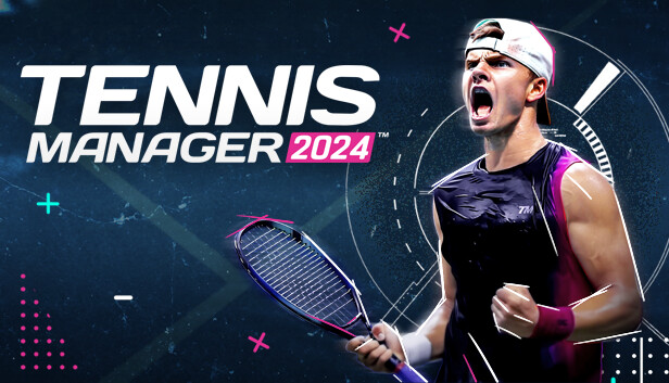 Imagen de la cápsula de "Tennis Manager 2024" que utilizó RoboStreamer para las transmisiones en Steam