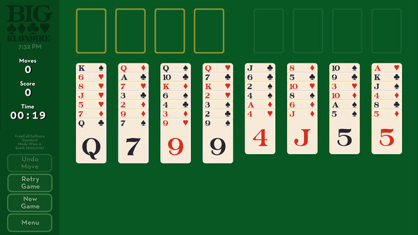 Big Klondike - FreeCell Solitaire