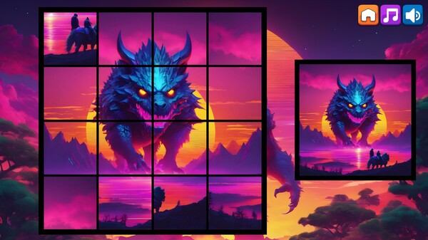 OG Puzzlers: Synthwave Monsters