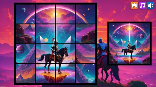 Скриншот из OG Puzzlers: Synthwave Knights Скриншот из OG Puzzlers: Synthwave Knights