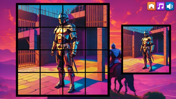 Скриншот из OG Puzzlers: Synthwave Knights Скриншот из OG Puzzlers: Synthwave Knights